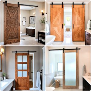 bathroom barn door ideas