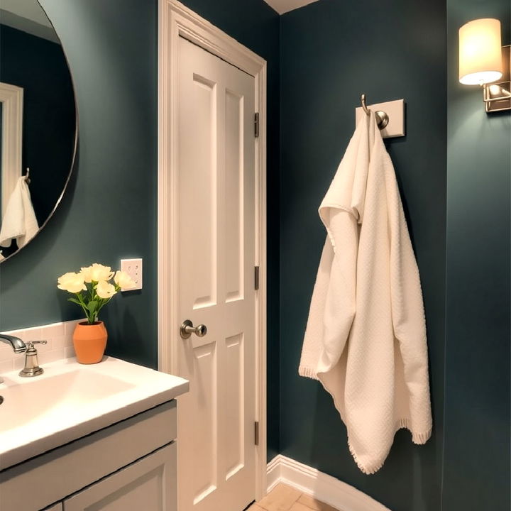 bathroom hooks for efficient towel storage