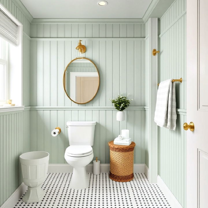 beadboard bathroom wall paneling