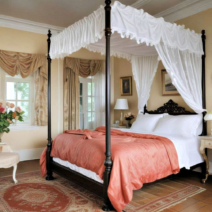 beautiful four poster bed