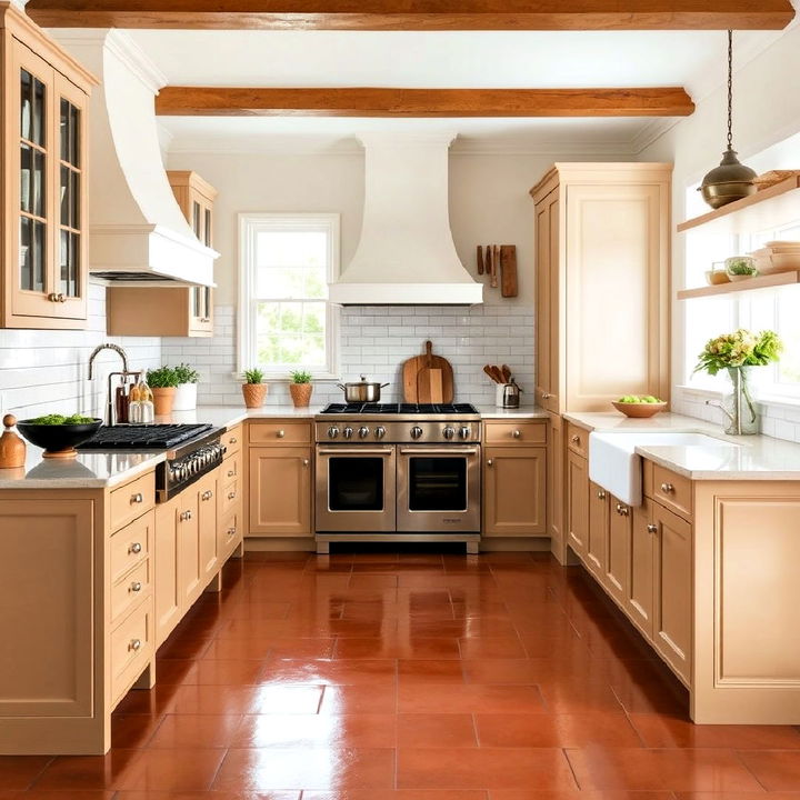 beautiful glazed terracotta tiles for kitchen