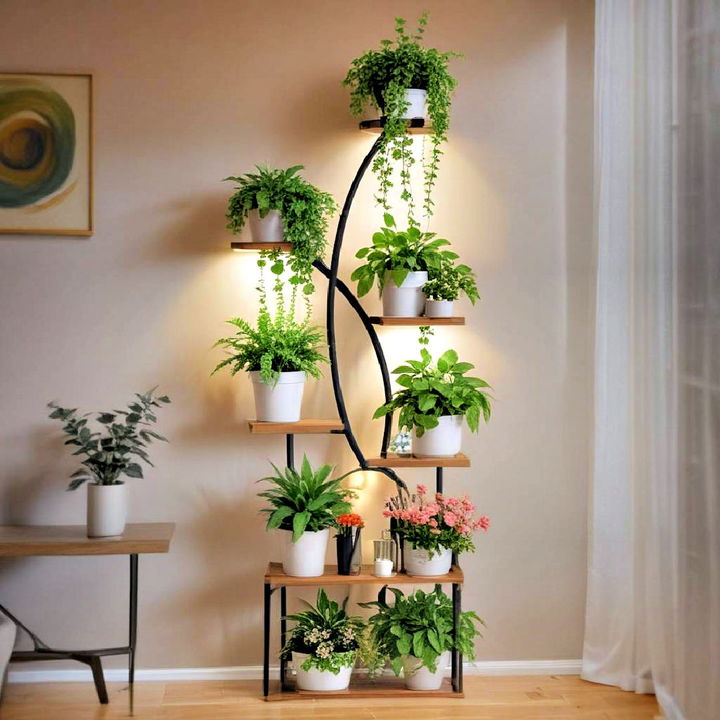 beautiful plant layering display