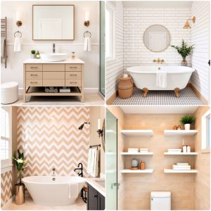 beige and white bathroom ideas