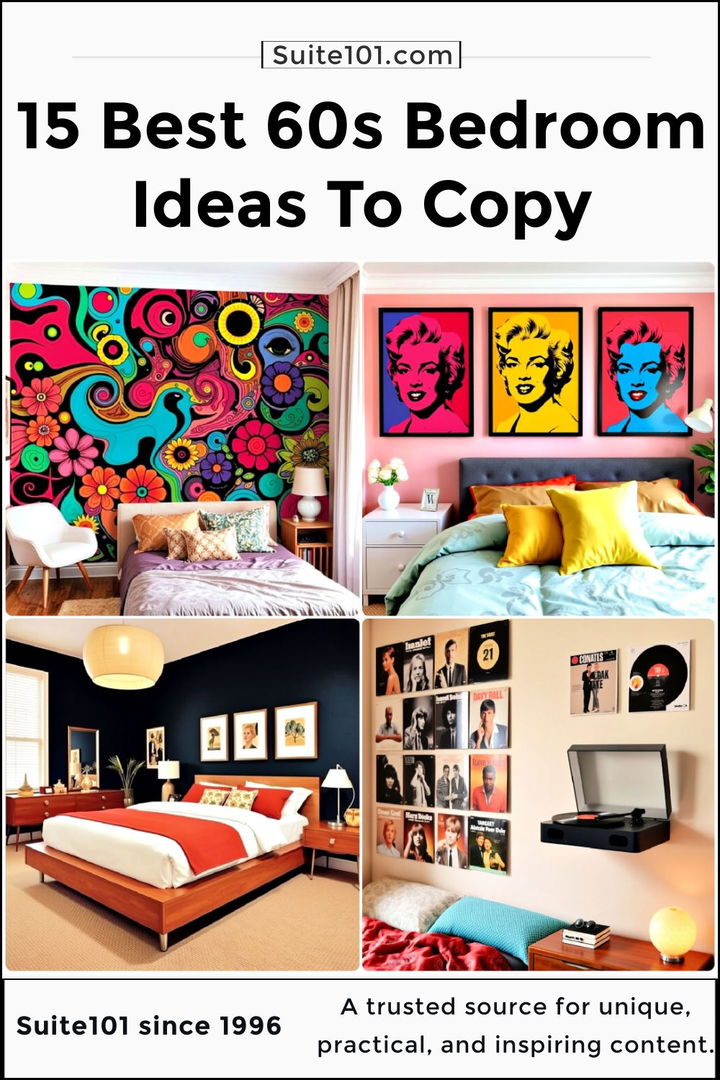 best 60s bedroom ideas