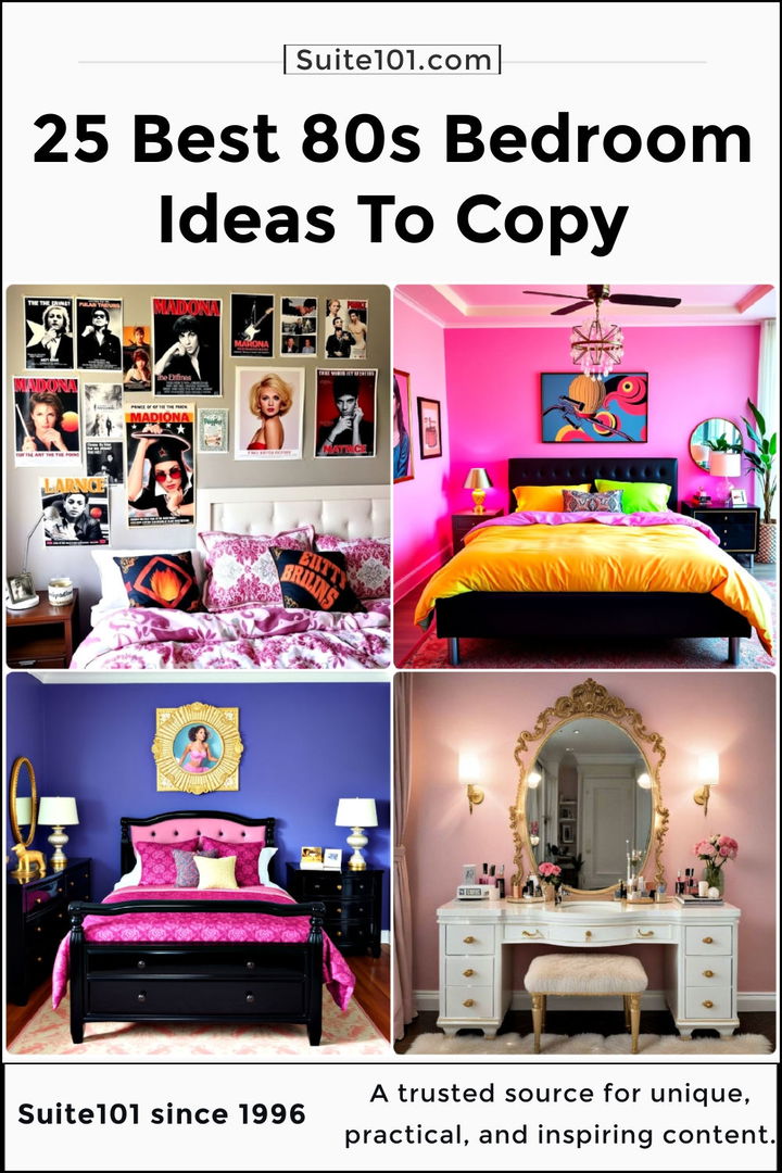 best 80s bedroom ideas