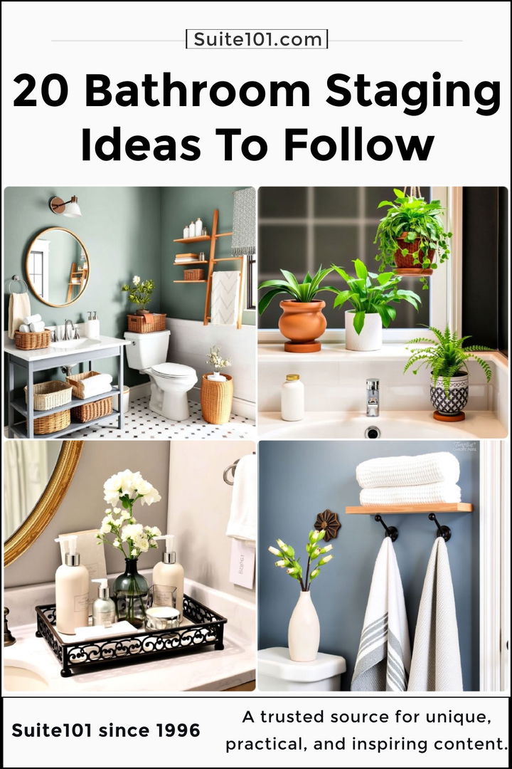 best bathroom staging ideas