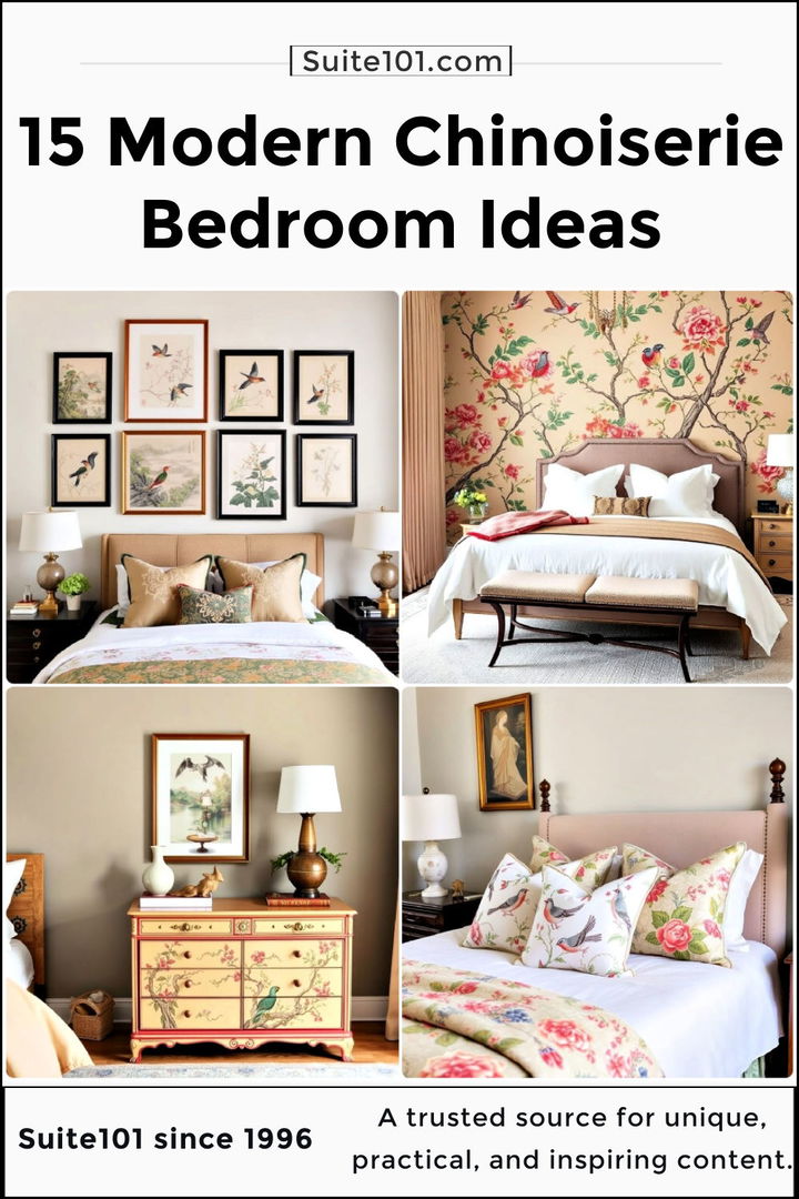 best chinoiserie bedroom ideas