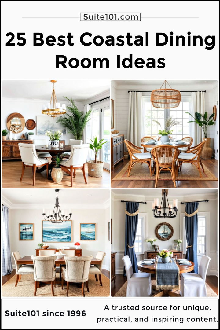 best coastal dining room ideas