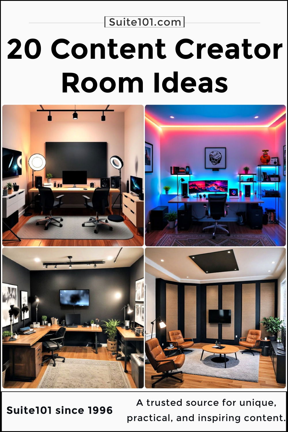 best content creator room ideas