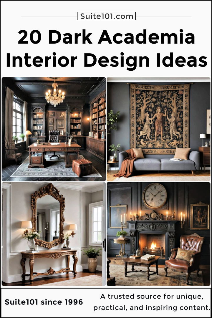 best dark academia interior design ideas