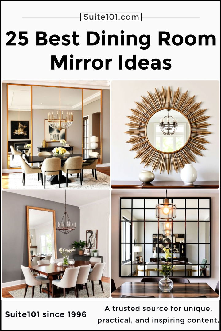 best dining room mirror ideas