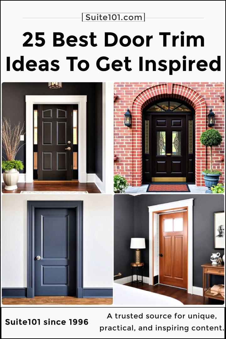 best door trim ideas