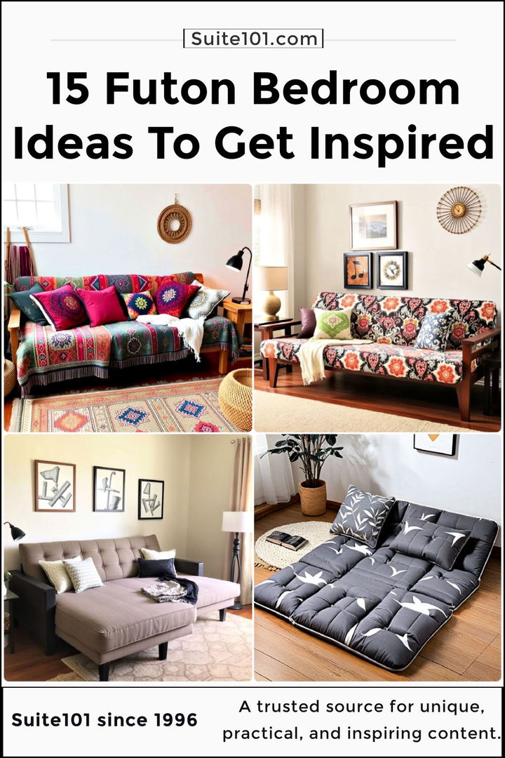 best futon bedroom ideas