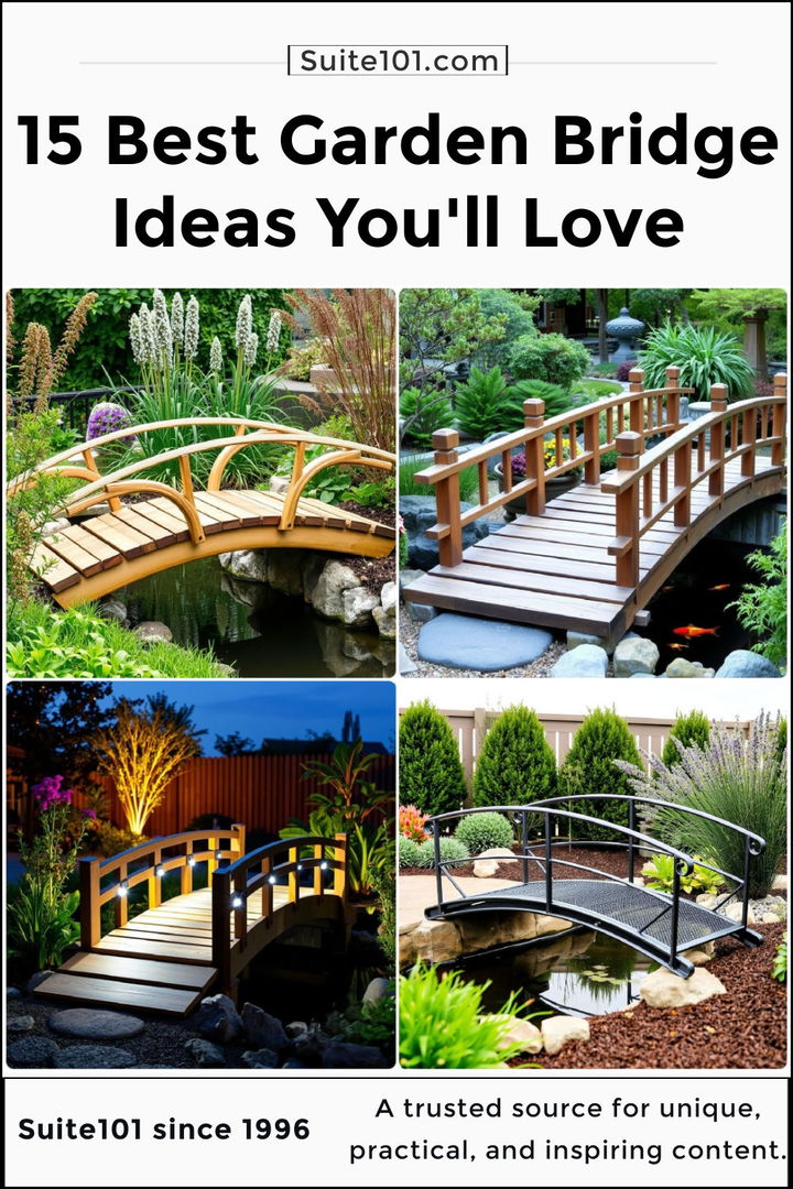 best garden bridge ideas