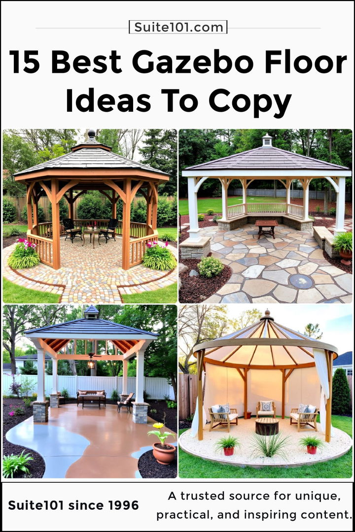 best gazebo floor ideas