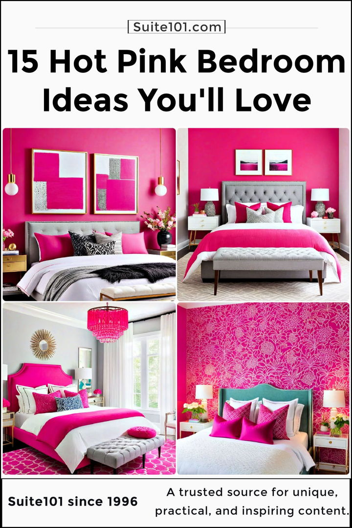 best hot pink bedroom ideas