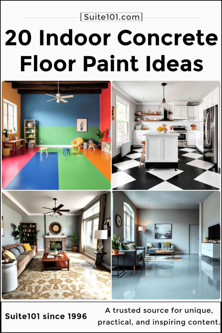 best indoor concrete floor paint ideas