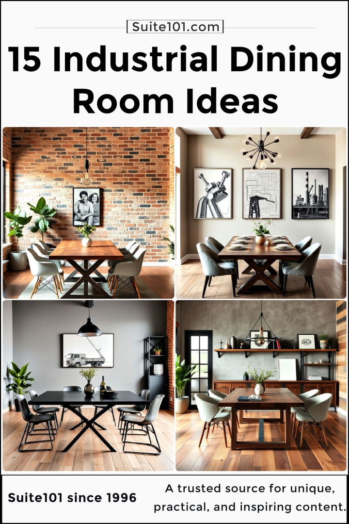 best industrial dining room ideas