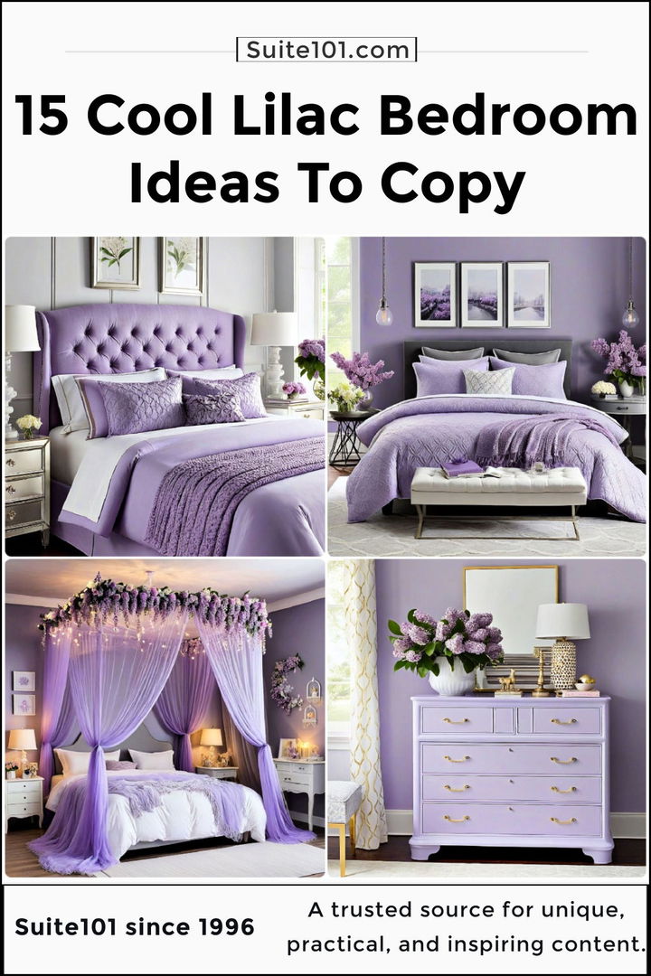 best lilac bedroom ideas