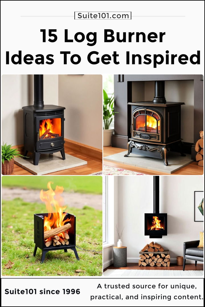 best log burner ideas