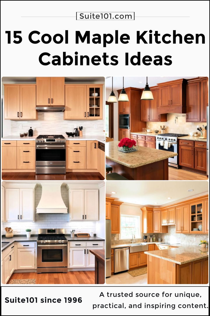 best maple kitchen cabinets ideas