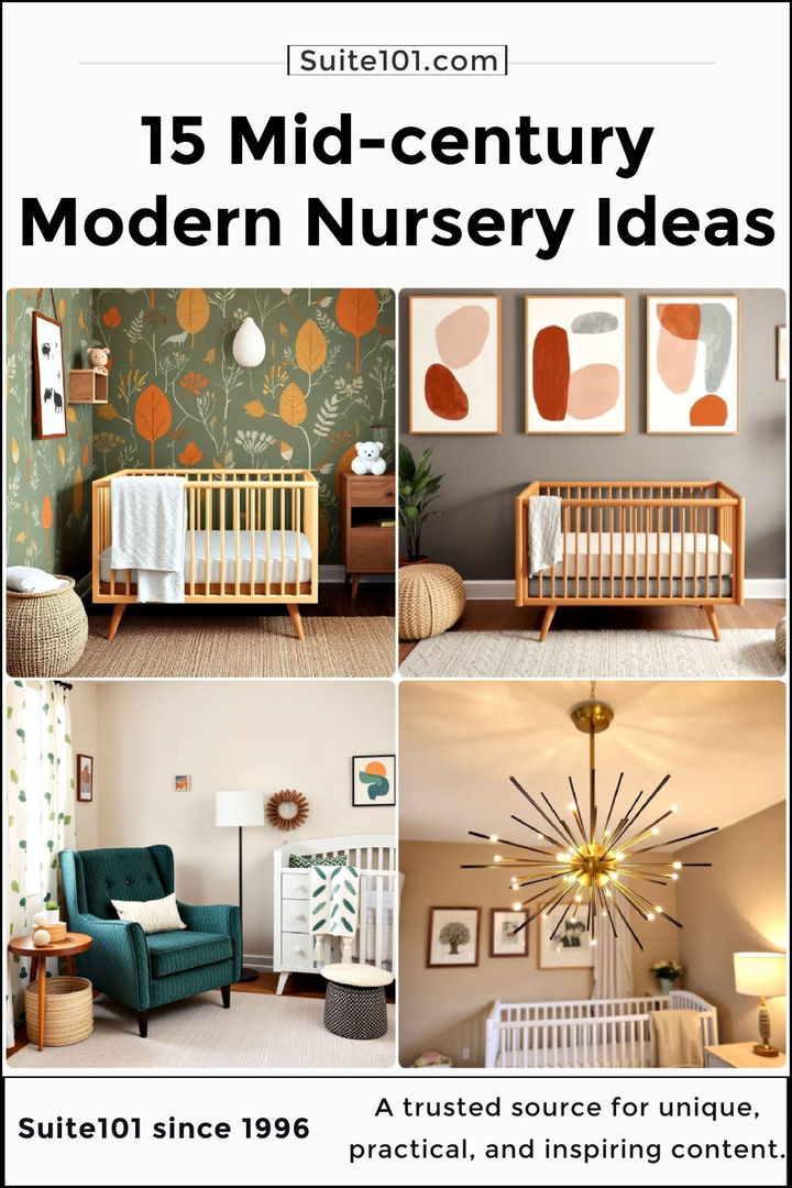 best mid century modern nursery ideas