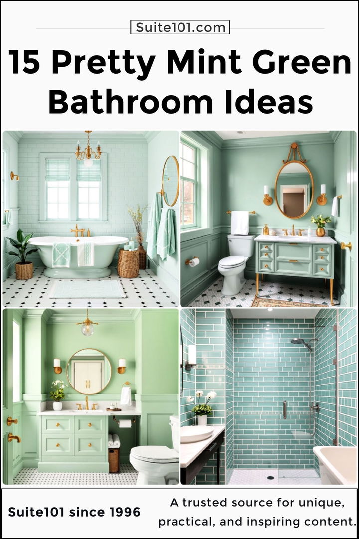 best mint green bathroom ideas