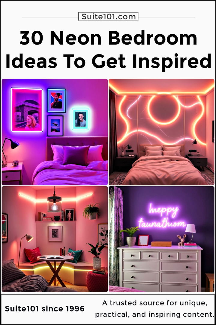 best neon bedroom ideas