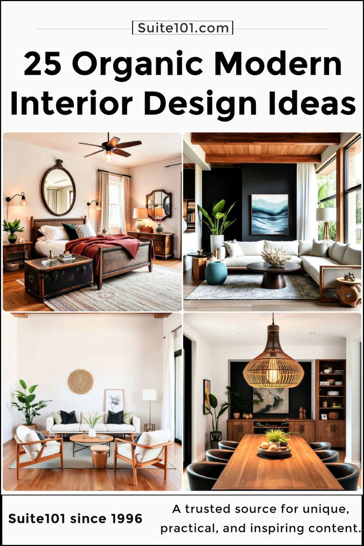 best organic modern interior design ideas