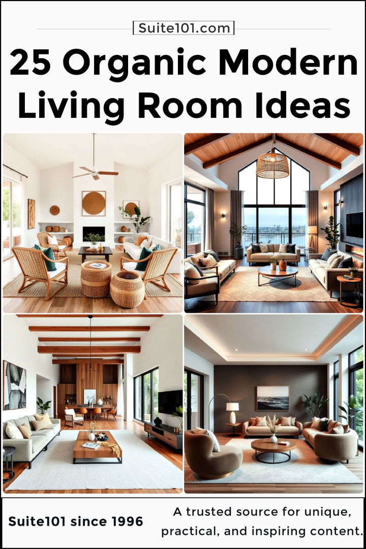 best organic modern living room design ideas