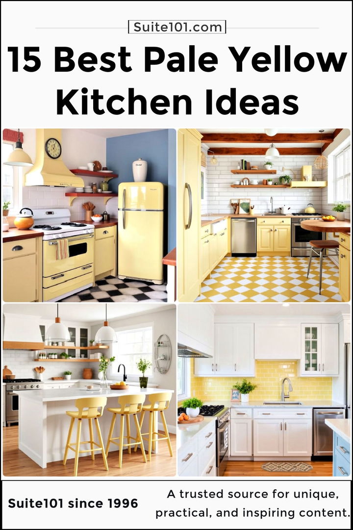 best pale yellow kitchen ideas