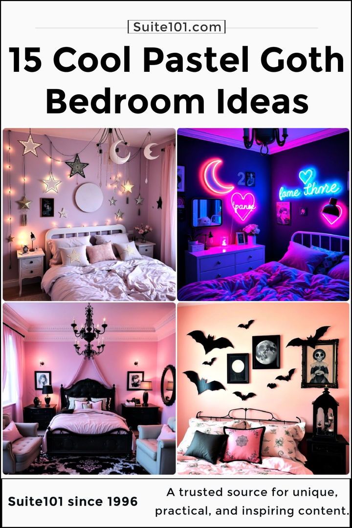 best pastel goth bedroom ideas