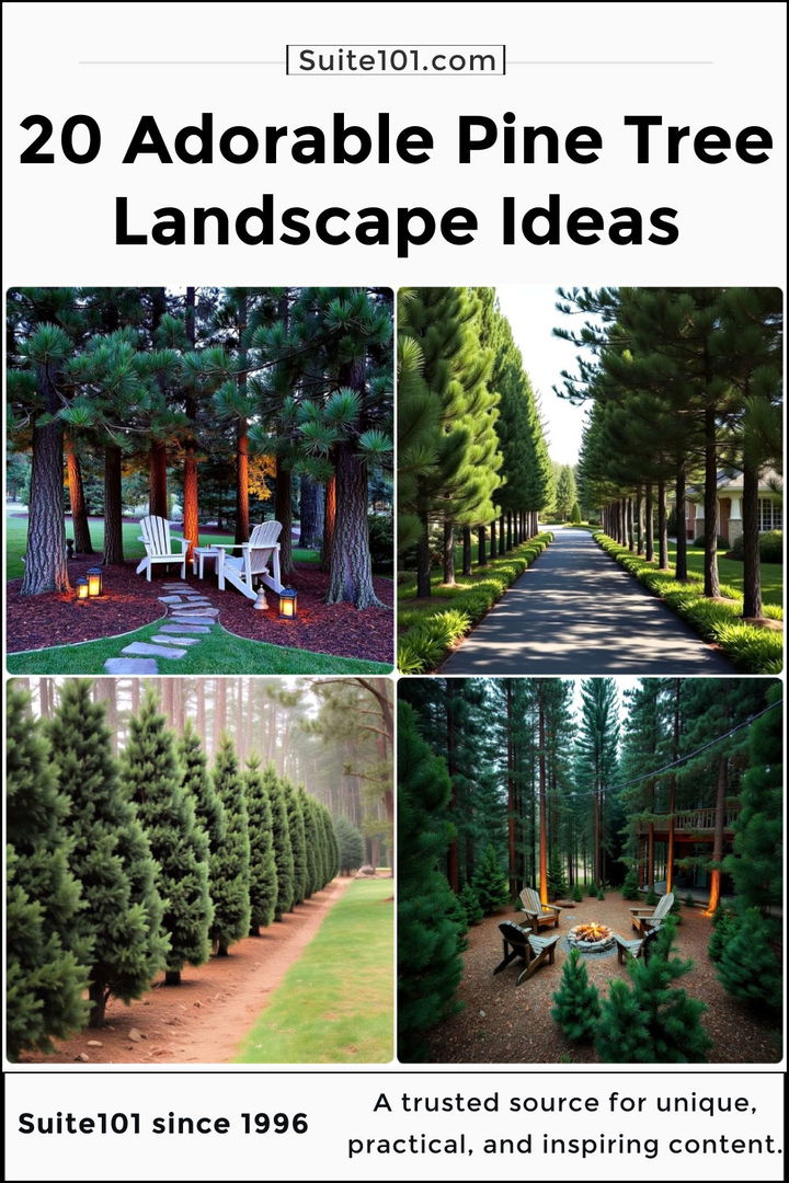 best pine tree landscape ideas