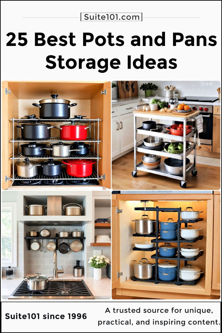 best pots and pans storage ideas