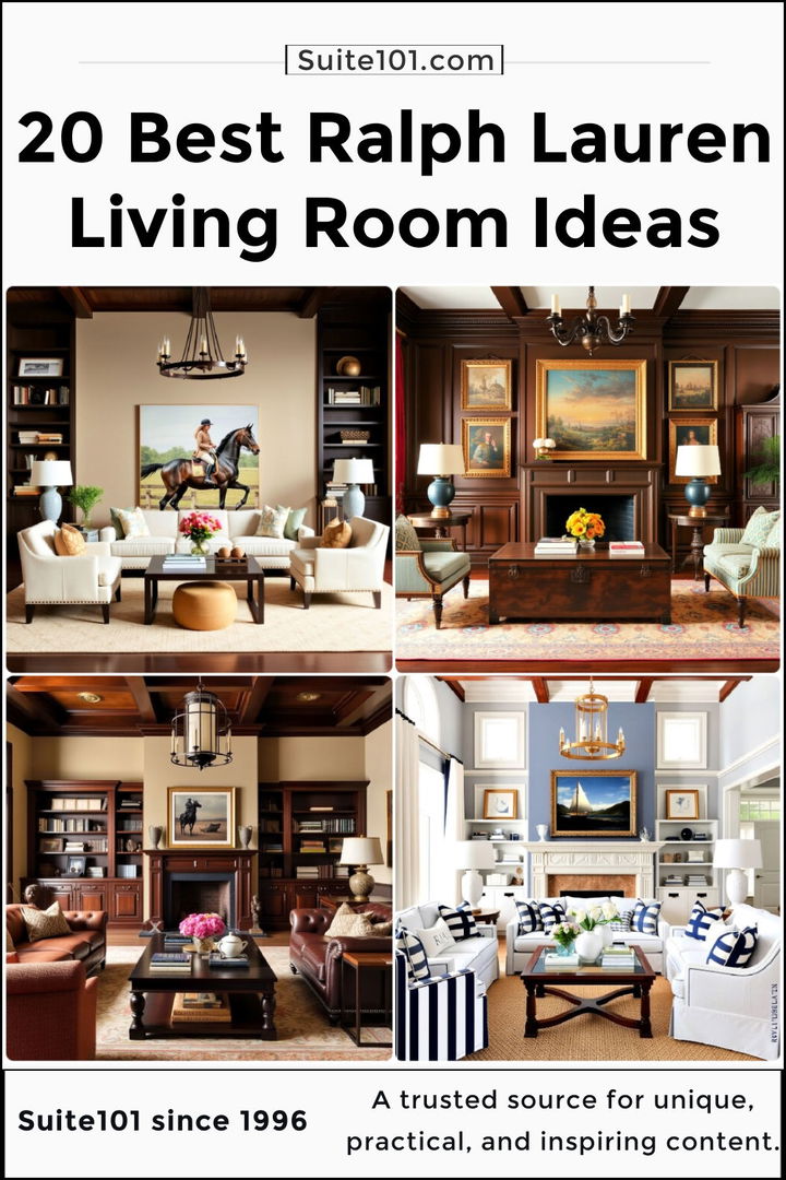 best ralph lauren living room ideas