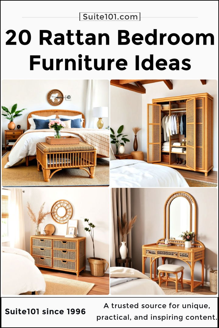 best rattan bedroom furniture ideas