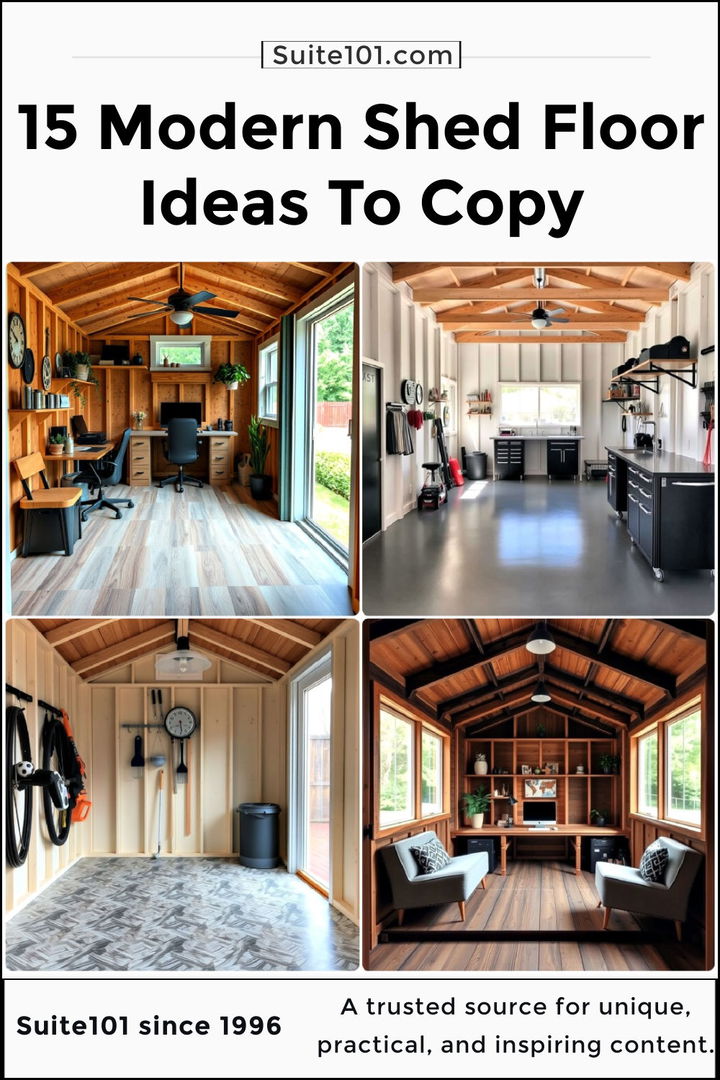 best shed floor ideas