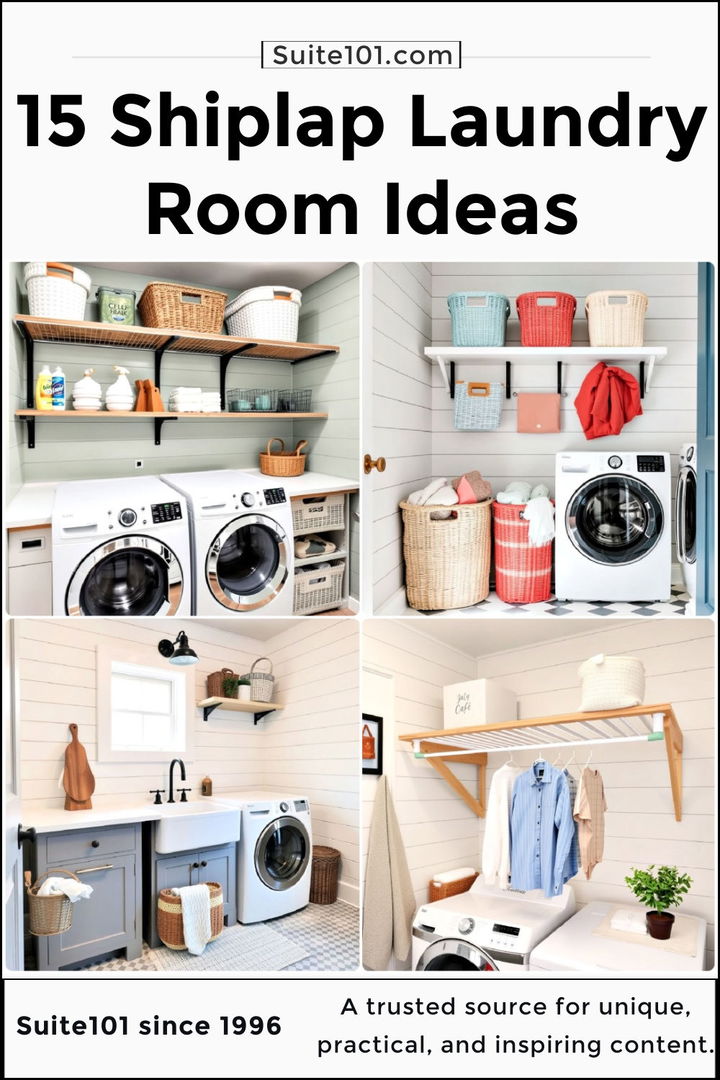 best shiplap laundry room ideas