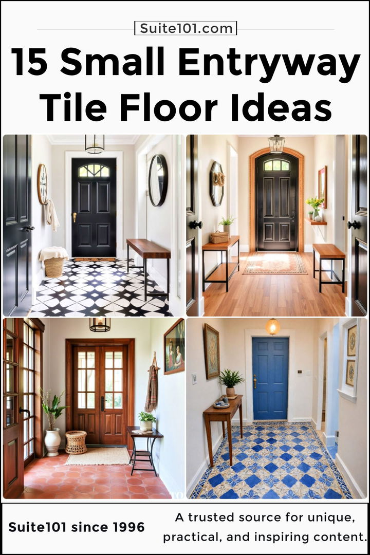 best small entryway tile floor ideas