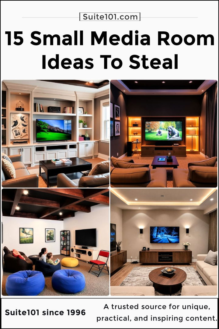 best small media room ideas