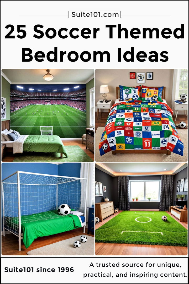 best soccer themed bedroom ideas