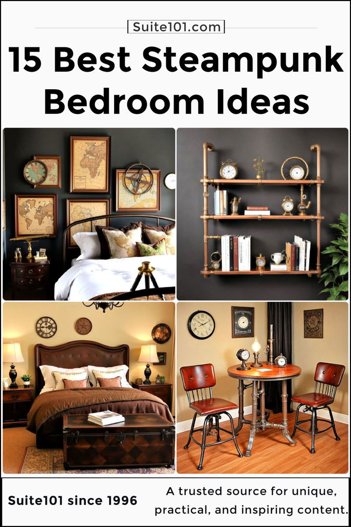 best steampunk bedroom ideas