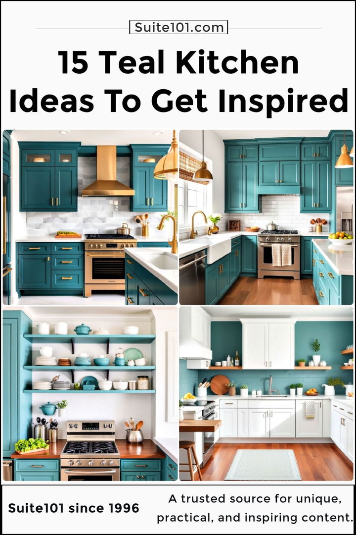 best teal kitchen ideas