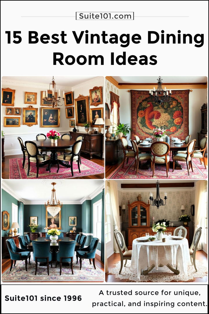 best vintage dining room ideas