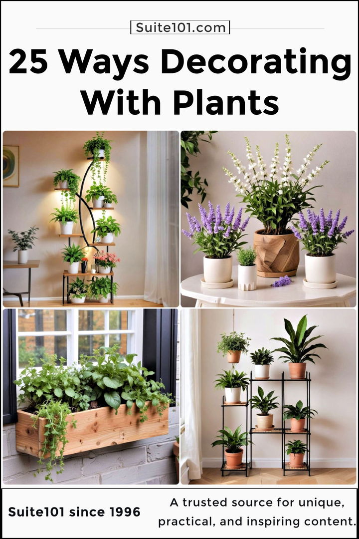 best ways decorating with plants