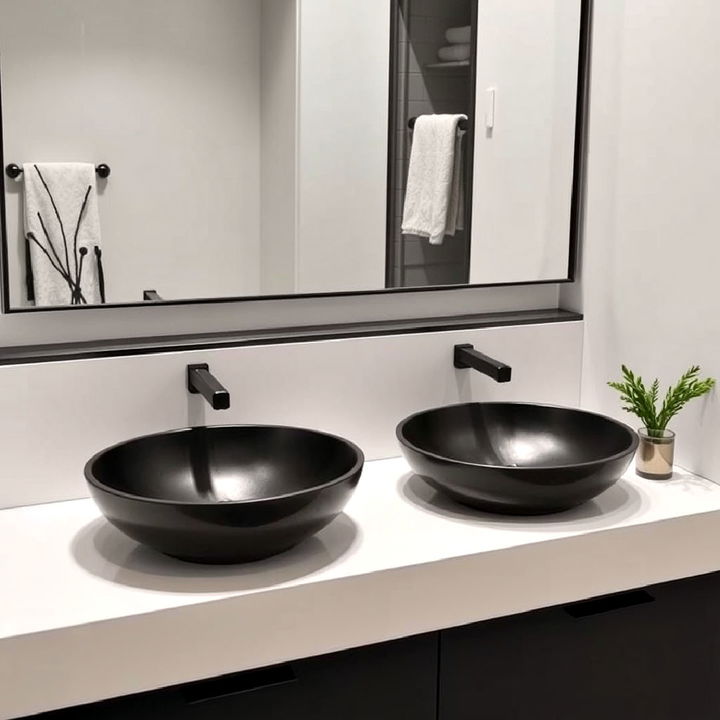 black sink basins for bold style