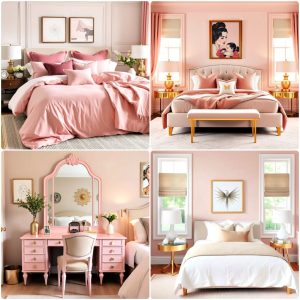 blush pink bedroom ideas