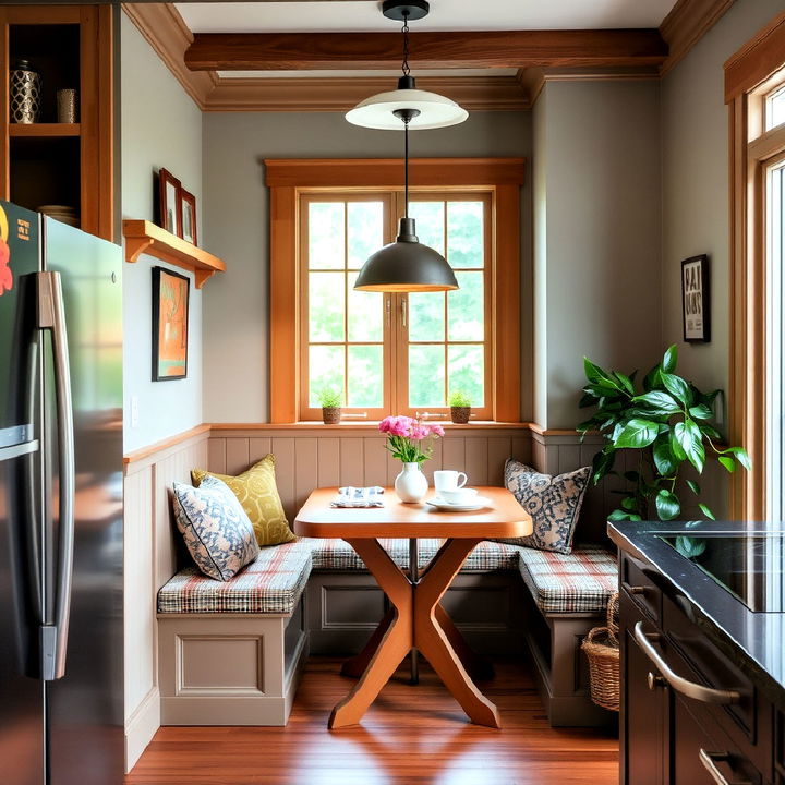 breakfast nook near the kitchen