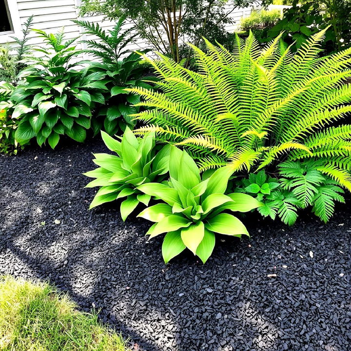 brighten shade gardens landscaping with deep contrasts