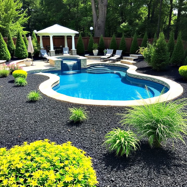 bring elegance to poolside landscaping